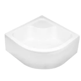   Zuhanytálca, Deante Deep akril, íves, mély zuhanytálca, fehér 90x90 KTD_041B