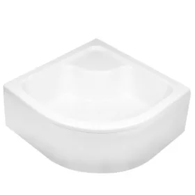   Zuhanytálca, Deante Deep akril, íves, mély zuhanytálca, fehér 80x80 KTD_042B