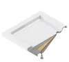 Zuhanytálca, Deante Jasmin akril, íves zuhanytálca, fehér, 90x90 KGJ_053B