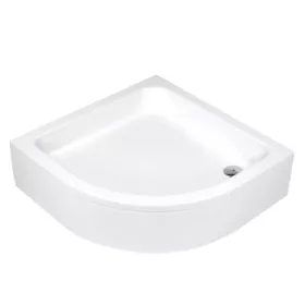   Zuhanytálca, Deante Plus II akril, íves zuhanytálca, fehér 80x80 KTU_032B