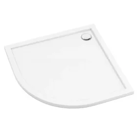  Zuhanytálca, Deante Prizma akril, íves zuhanytálca, fehér 90x90 KTJ_093B