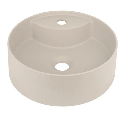 Mosdó, Deante Silia pultra építhető gránit mosdó csaplyukkal bézs 36 cm CQS_5U4B