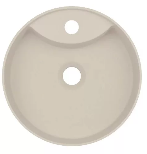 Mosdó, Deante Silia pultra építhető gránit mosdó csaplyukkal bézs 36 cm CQS_5U4B