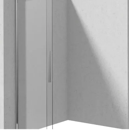 Walk-in, Deante Prizma tolóajtós walk-in, 140 cm, króm KTJ_034R