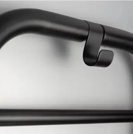 Egyenes radiátor, Deante Silia fürdőszoba radiátor, fekete, 1210x500 mm AGI_NG41