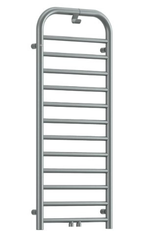 Egyenes radiátor, Deante Silia fürdőszoba radiátor, matt acél, 1210x500 mm AGI_FG41