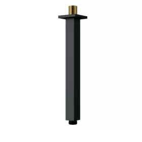  Mennyezeti kar, Deante Cascada mennyezeti zuhany kifolyócső, 250 mm, fekete NAC_N48K