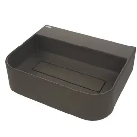   Mosdó, Deante Arnika gránit mosdó, 50,5x40,5 cm, antracit metál CQA_TU5S