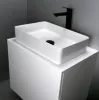 Alsó szekrény, Deante Prizma mosdószekrény, pulttal fényes fehér 60x52x47 cm SDI_6B61