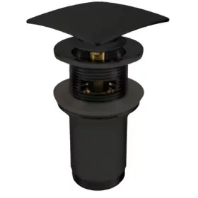   Lefolyó, Deante leeresztő mosdókagylóhoz vagy bidéhez, univerzális, click-clack, fekete NHC_N11U