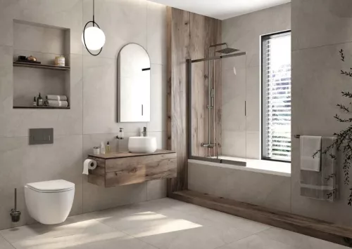 WC kefe tartó, Deante Arnika fali wc kefe tartó, titanium ADA_D711