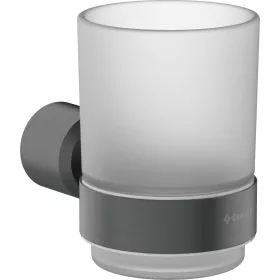   Pohártartó, Deante Arnika fali pohártartó, titanium ADA_D911
