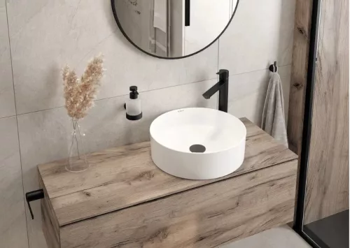 WC papír tartó, Deante Arnika fali wc papír tartó, fekete ADA_N211