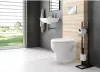 WC papír tartó, Deante Mokko wc papír tartó állvány polccal, fekete ADM_N242