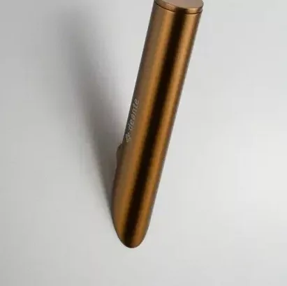 Fogas, Deante Silia szimpla törölközőtartó, szálcsiszolt bronz ADI_C111