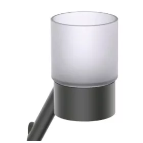   Pohártartó, Deante Silia fali pohártartó, titanium ADI_D911