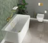 WC kefe tartó, Deante Silia fali wc kefe tartó, arany ADI_Z711