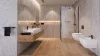 Walk-in, Deante Prizma zuhanyfal 100 cm, fekete KTJ_N30P