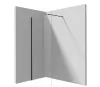 Walk-in, Deante Prizma zuhanyfal 110 cm, fekete KTJ_N31P