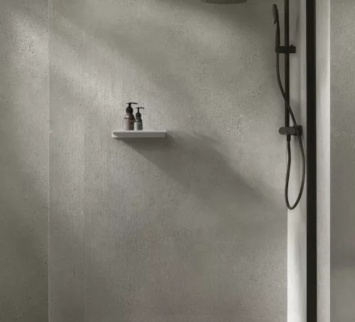 Walk-in, Deante Prizma zuhanyfal 120 cm, fekete KTJ_N32P