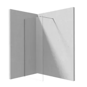   Walk-in, Deante Prizma zuhanyfal 100 cm, szálcsiszolt acél KTJ_F30P