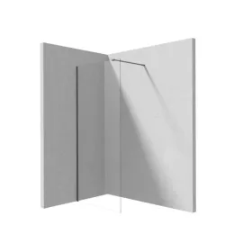 Walk-in, Deante Prizma zuhanyfal 70 cm, titanium KTJ_D37P