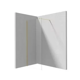   Walk-in, Deante Prizma zuhanyfal 70 cm, szálcsiszolt arany KTJ_R37P