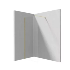   Walk-in, Deante Prizma zuhanyfal 100 cm, szálcsiszolt arany KTJ_R30P