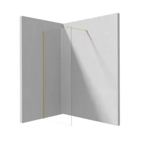   Walk-in, Deante Prizma zuhanyfal 120 cm, szálcsiszolt arany KTJ_R32P